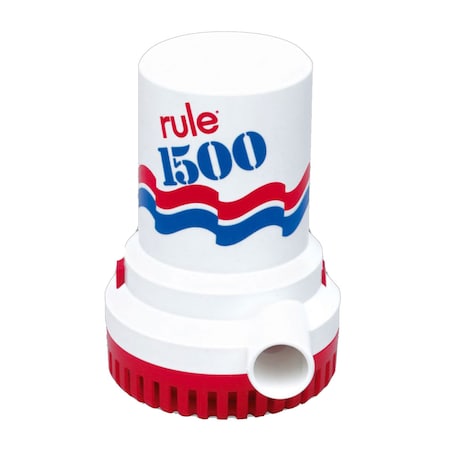 Rule 1500 GPH Non-Automatic Bilge Pump - 24v 3